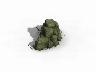 Heyang outskirts - Tu Shan Stone 02 3D model
