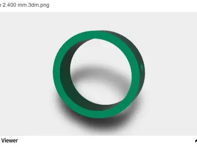 Men Ring with an Asscher Cut Center Stone 3D print model