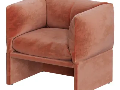 Tulip Lounge Chair 3D model