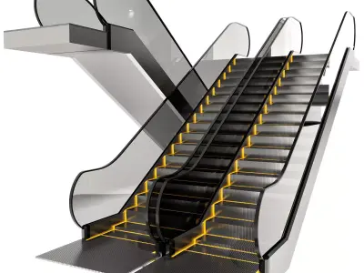 Escalator No1 A 3D model