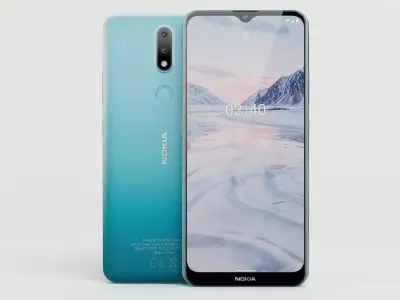 Nokia 2 4 3D model