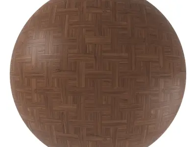 Parquet - Laminate - Wooden floor 4 in 1 3D model 8