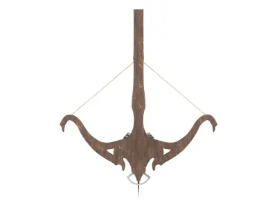 Dual Wield Cross Bow Low-poly 3D model