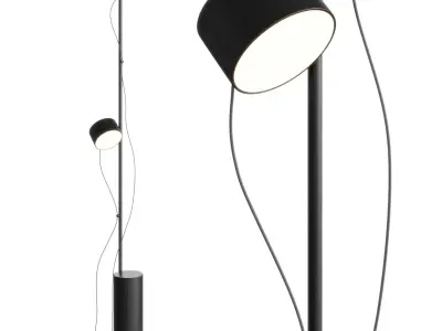 Post Floor lamp by Muuto 3D model