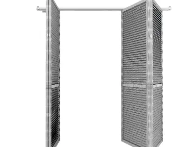 sliding-03 shutters for sliding glass doors 3D model