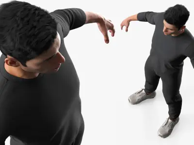  Service Cashier Staff Clothing on Man Fur 