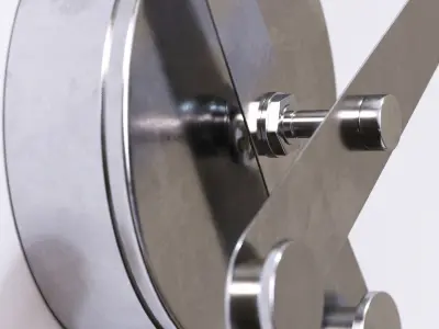 NOMON Puntos Suspensivos Clock Low-poly 3D model