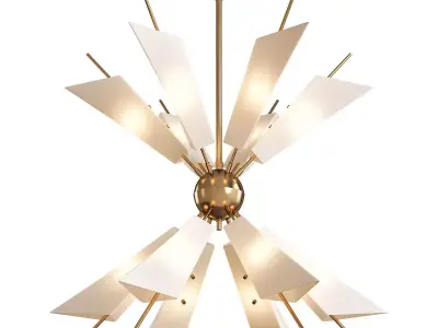 COOPER TWO TIER CHANDELIER Low-poly 3D model