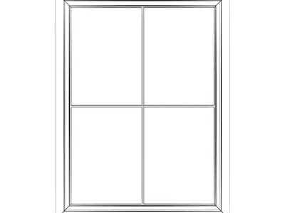 White Window 07 3D model