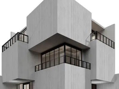 MODERN HOUSE NO6 A 3D model