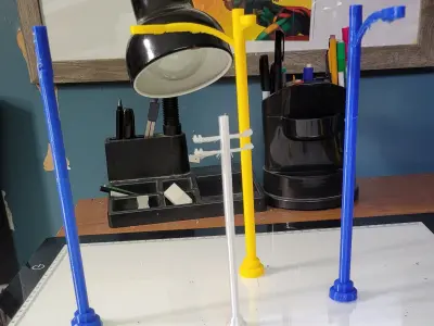 Street Light and Telephone Collection 3D print model