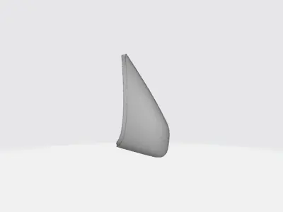 Vw Transporter door post blackout 3D print model