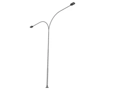 Lamp Post - Light Pole - Light Post - Street Light 07 3D model
