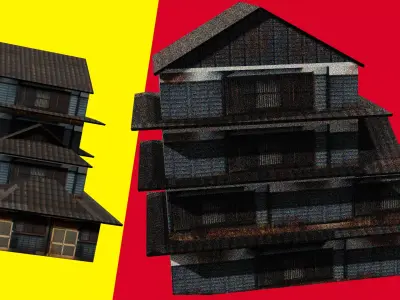5 PSX Traditional Japanease House Pack