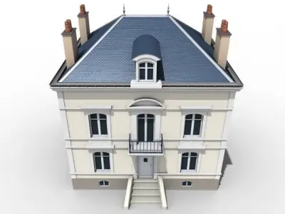 Typical Paris house 3D model