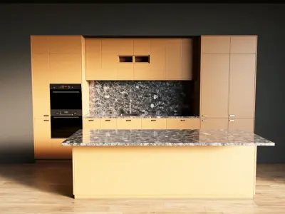 68-Kitchen8 matte 6 3D model