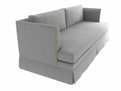 MARIELLA SKIRTED SOFA by mitchell gold and bob williams 3D model