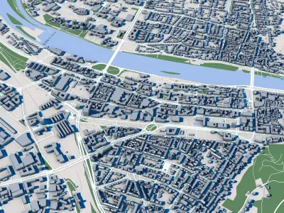 Heidelberg City Germany 3D model