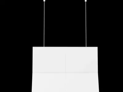 Track magnit chandelier light 01 3D model