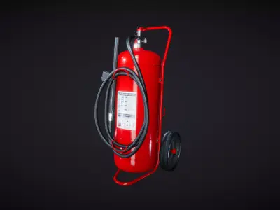 Fire Extinguisher 01 3D model