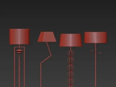 Heathfield Floor Lamp 3D model