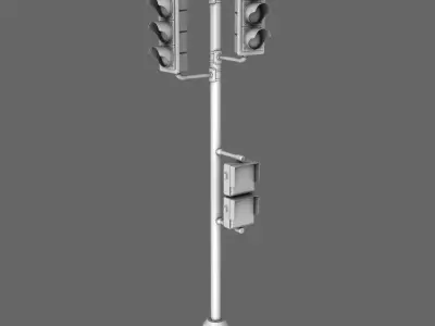Traffic Lamp 3D model