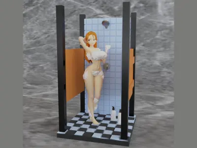 onepice nami shower booth 3D print model
