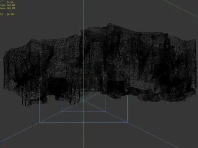 Snow White - Cliffs 02 3D model