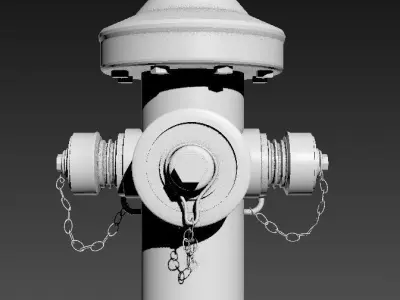 Fire Hydrant 18 - Safety and Emergency Equipment Low-poly 3D model