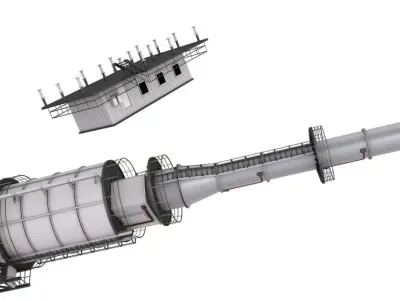 Refiniery Model 3D model
