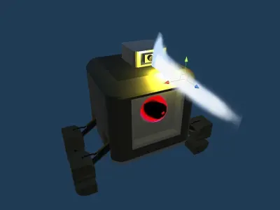 Low Poly Spider for SCi-Fi  Contents Low-poly 3D model