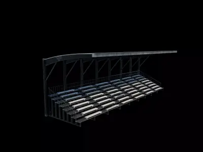 Stadium tribune 3D model