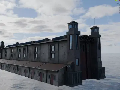 Luftschiffhalle Zeppelin 3D model