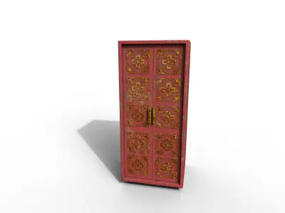 Old Modern Furniture 3D Model Terror Low-poly 3D model 3