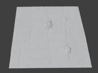 Pavement 4k texture 3D model