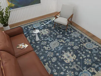Little Living Room 01 Low-poly 3D model
