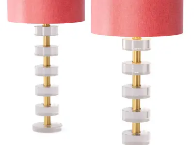 Pair of table Lamp by LA Studio  3D model