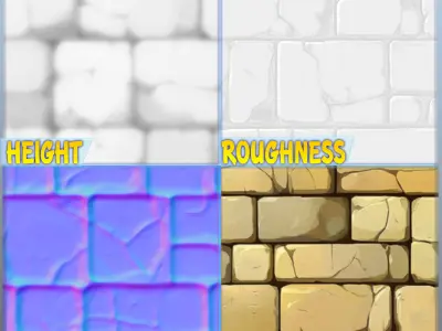 Stylized Wall Seamless Texture Texture 29