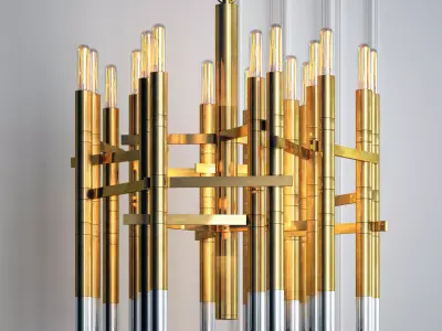 LYNX CHANDELIER by RESTORATION HARDWARE 3D model