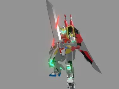 The Mecha Attacker 12 3D model