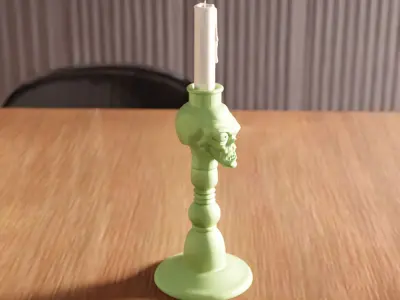Zombie Candle Holder STL File - 185 3D print model