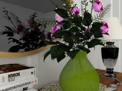 Bohemian console table  3D model