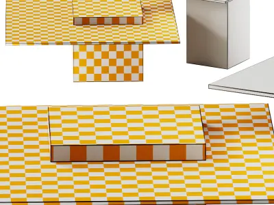 Liang and Eimil Rock Coffee Table Concrete 3D model
