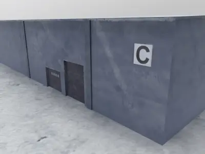 EDDB Storage 2C Low-poly 3D model