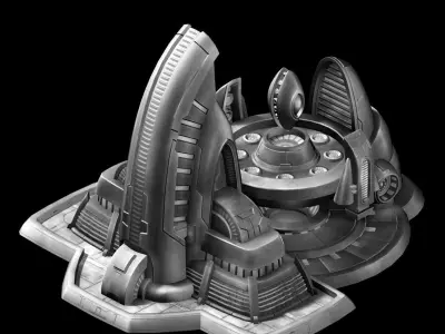 Fortress - Generator 02 3D model