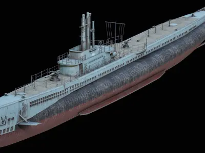  USS Archerfish Submarine PBR 