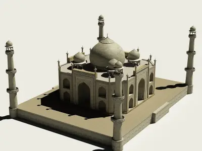 Taj Mahal 3D model  3D model