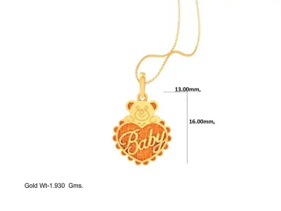 Kids Pendant - 66 3D print model
