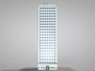 Apartment Building OS 3D model