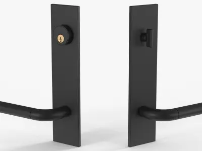 Tumalo Handle - Exterior Door Set 3D model